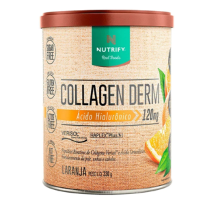 Colágeno Collagen Derm Nutrify sabor Laranja 330g