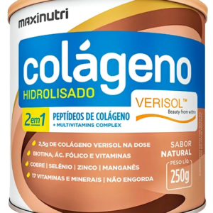 Colágeno Hidrolisado 2 em 1 Verisol Natural Maxinutri 250g