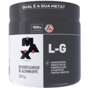 Glutamina em Pó L-G Max Titanium 300g