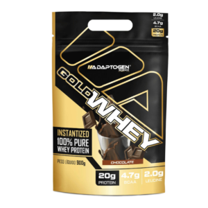 Gold Whey Concentrado Sabor chocolate Adaptogen Refil 900g