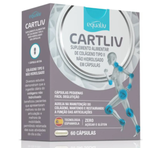 Suplemento Alimentar Cartliv Colágeno Tipo 2 Equaliv 60 Cápsulas