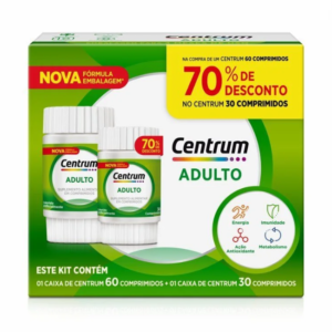 Suplemento Alimentar Centrum A a Z Adulto com 90 cápsulas