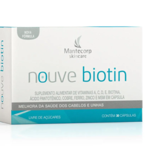 Suplemento Alimentar Nouve Biotin Mantecorp 30 Cápsulas