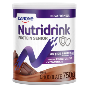 Suplemento Alimentar Nutridrink Protein Senior Sabor Chocolate 750g