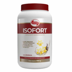 Whey Protein Isofort sabor Baunilha Vitafor 900g